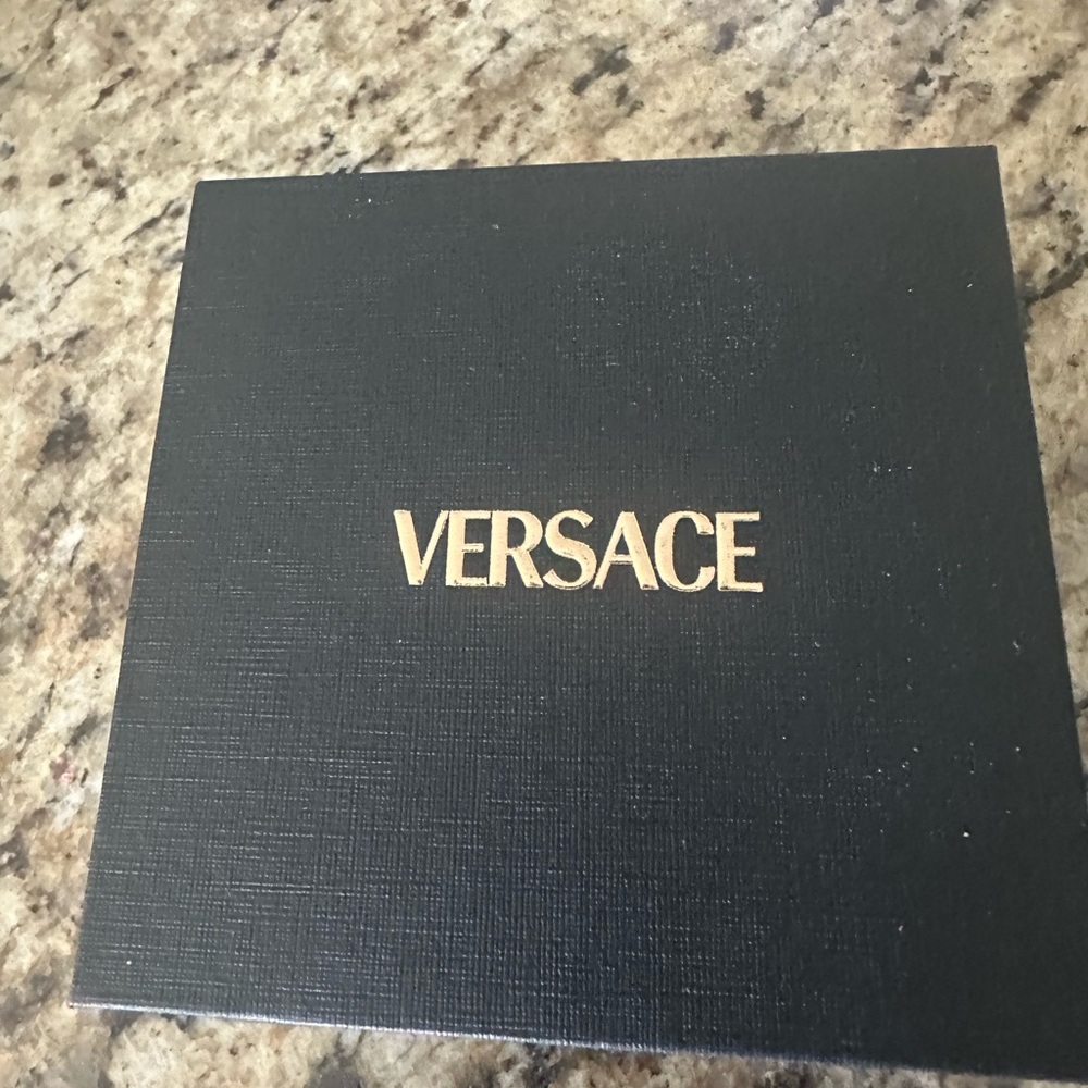 Versace Gold Tone Ring - Picture 5 of 6